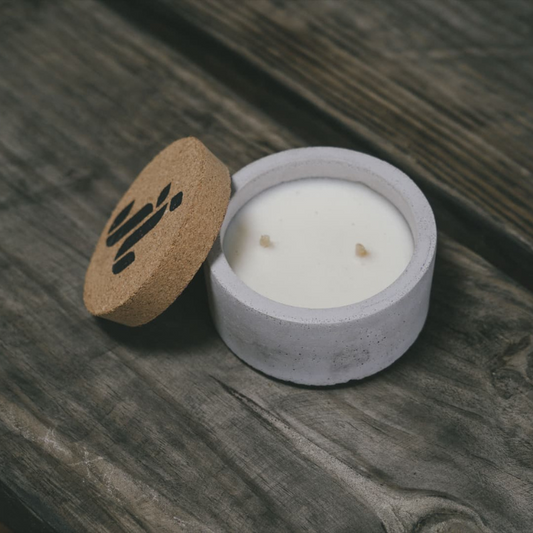 Grey Concrete Candle