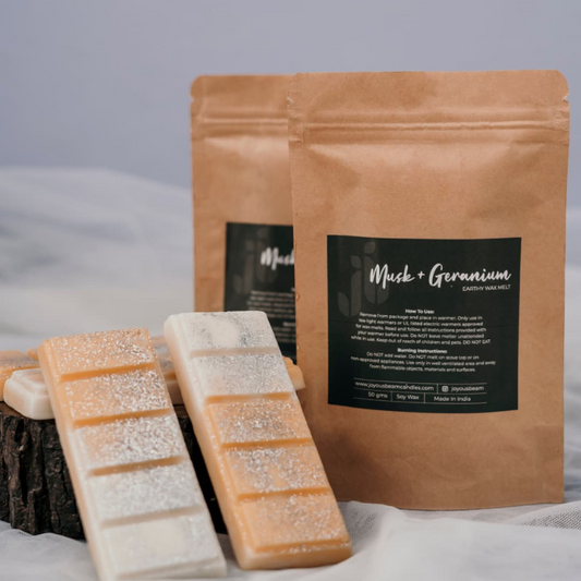 Musk and rose wax bar