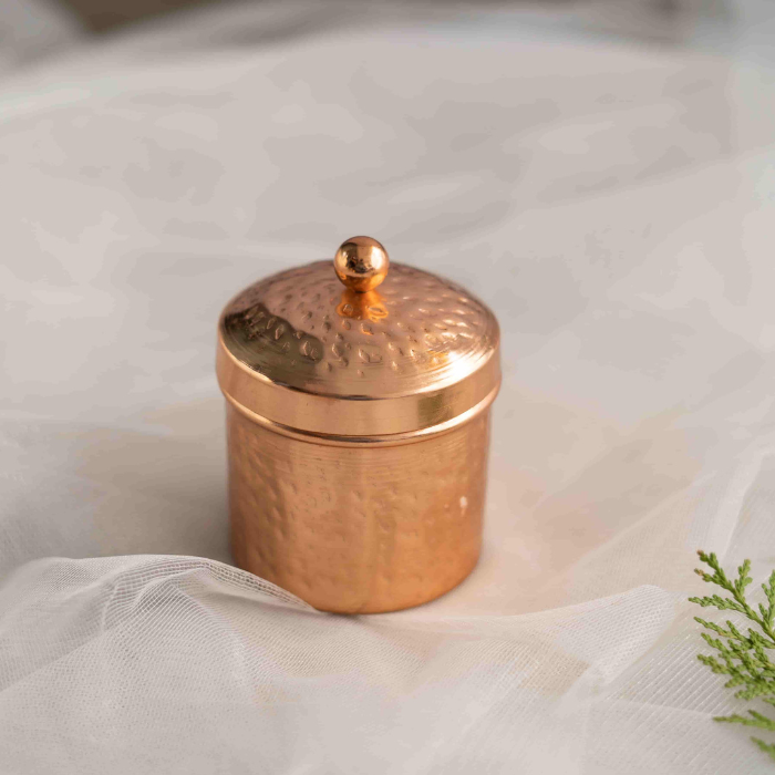 Rose gold scented candle