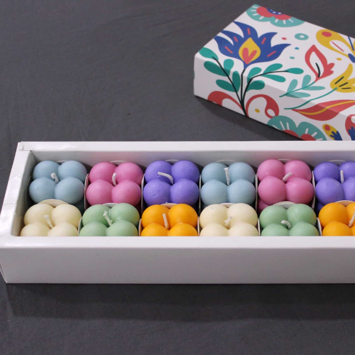 Mini bubble candle pack