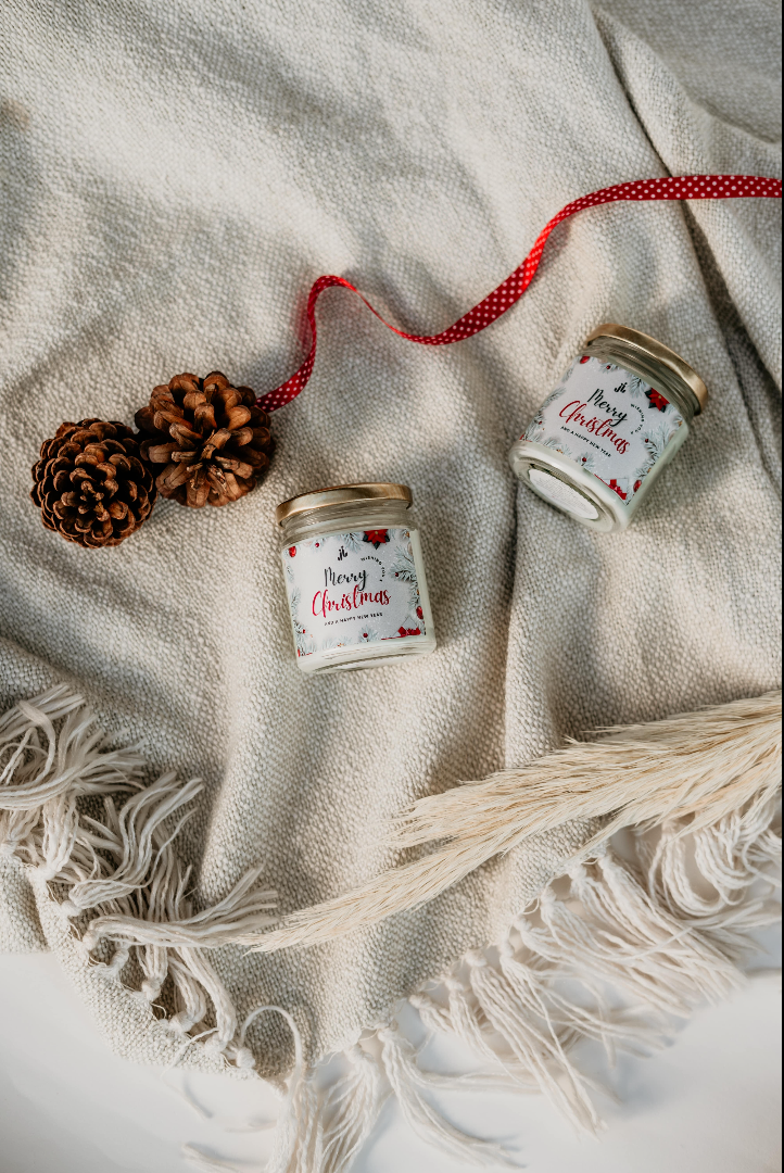 christmas jar candle