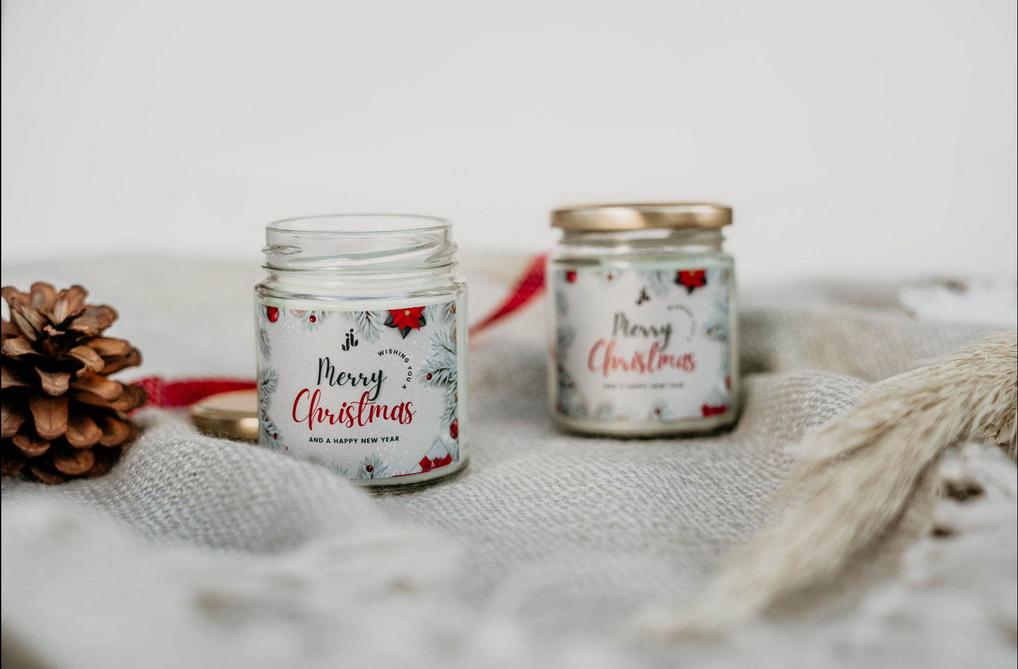 christmas jar candle