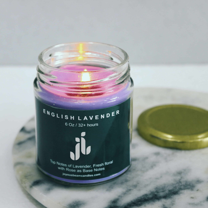 Purple lavender Candles