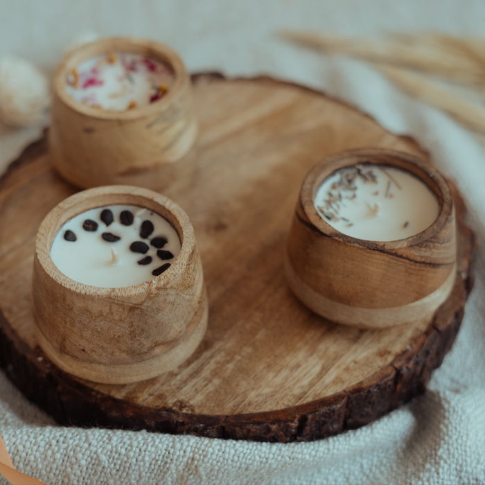 Wooden bowl combo